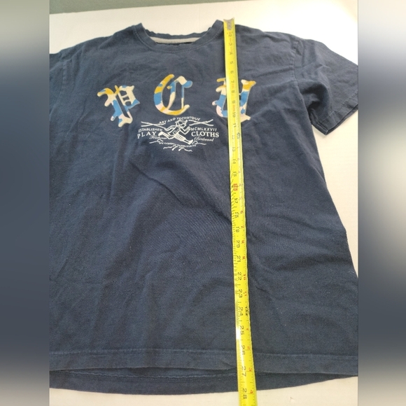 Mens Play Clothes Brand 100% Cotton Short Sleeve Crew Neck T-shirt SZ L - Picture 4 of 6